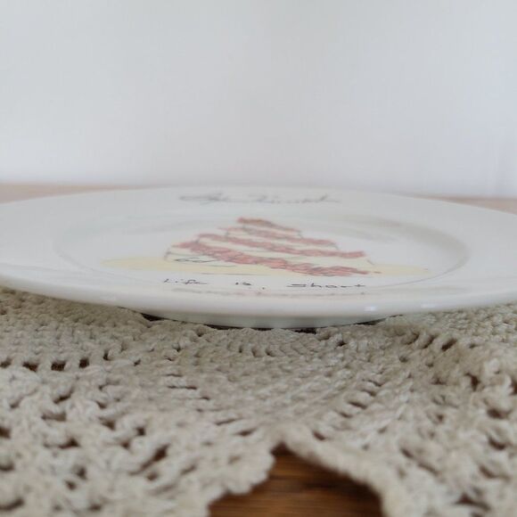 Sylvia Weinstock Felissimo Dessert Hors D'Oeuvres Cake Plate Make It Sweet - Picture 16 of 16